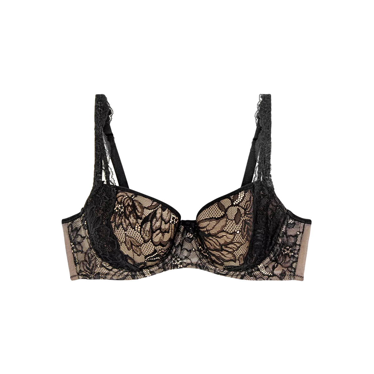Wired padded bra
